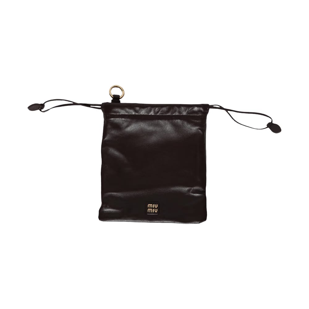 Miu Miu Nappa Leather Pouch Radica