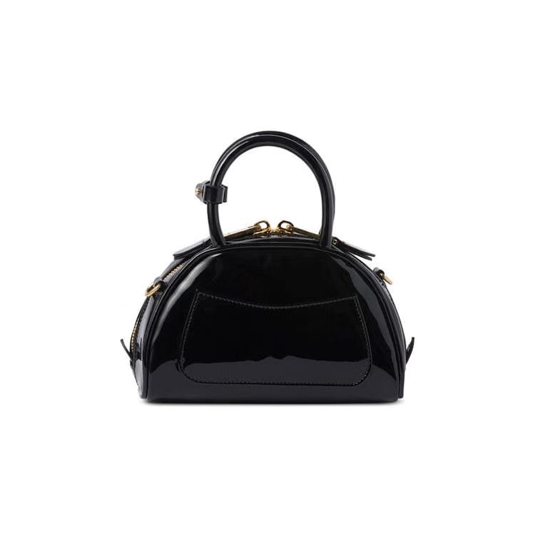 Miu Miu Vernice Miniborse Handbag Black