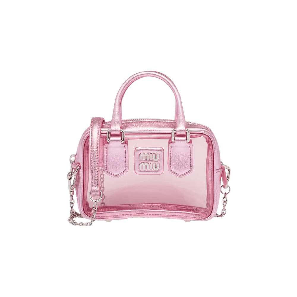 Miu Miu Plex Mini Satchel Pink