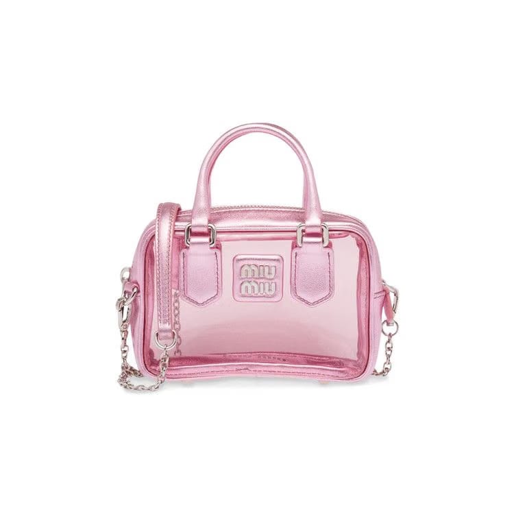 Miu Miu Plex Mini Satchel Pink