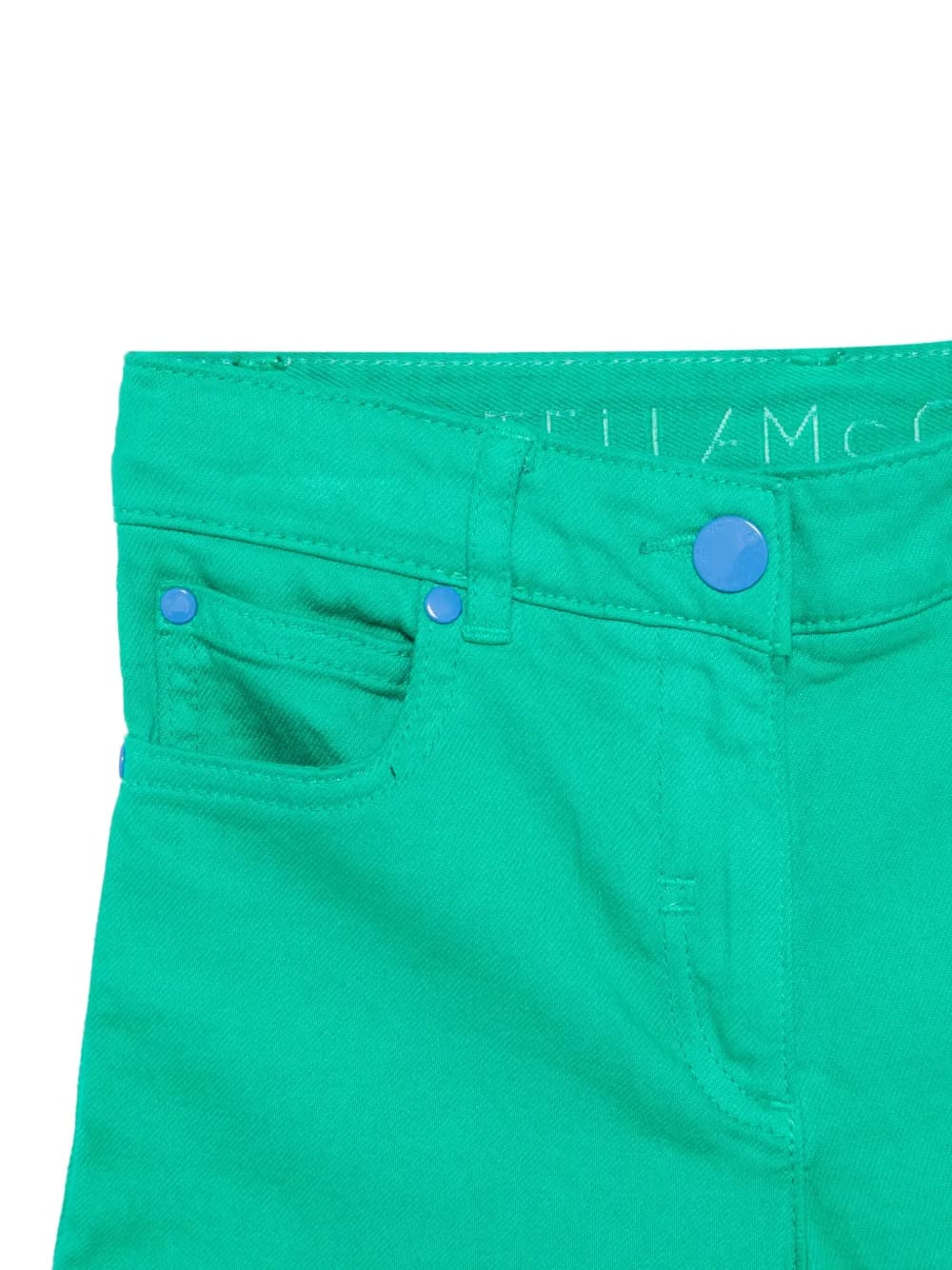 embroidered denim shorts