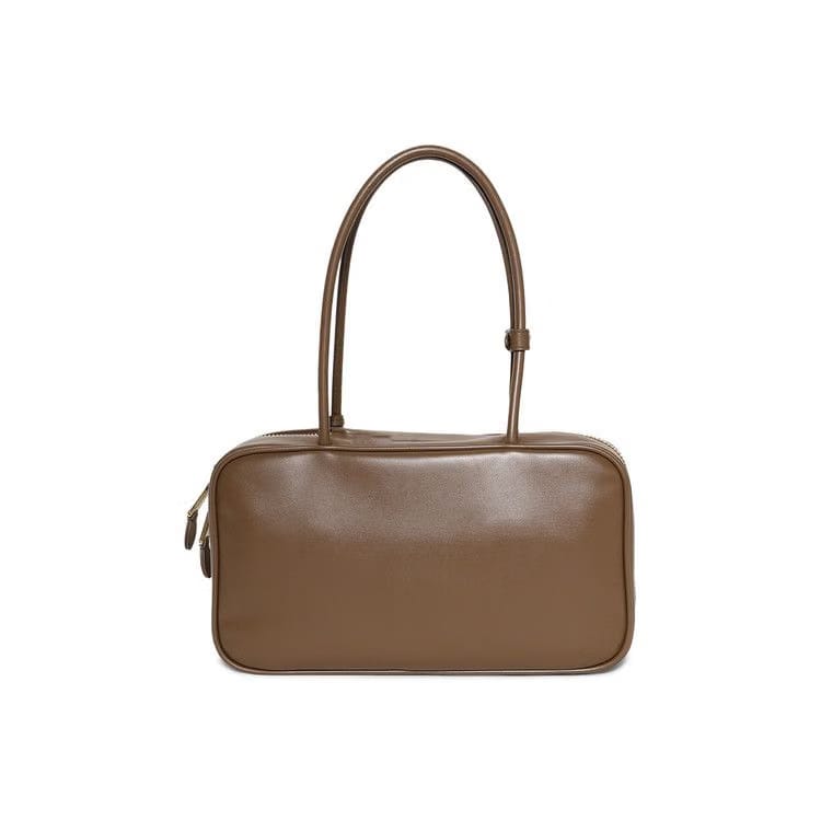 Miu Miu Beau Leather Top Handle Bag Tundra