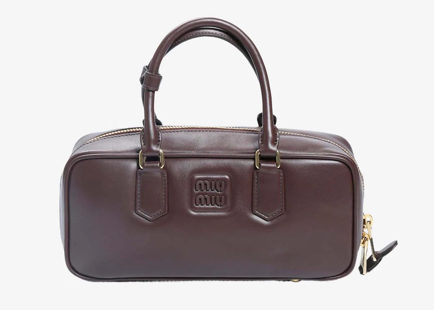 Miu Miu Medium Arcadie Top Handle Bag Briarwood