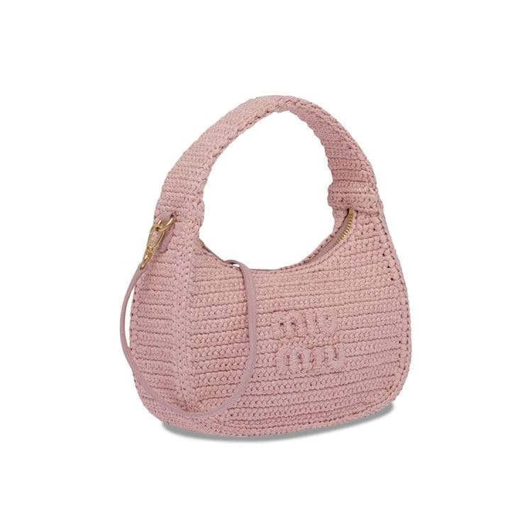 Miu Miu Crochet Hobo bag Pink