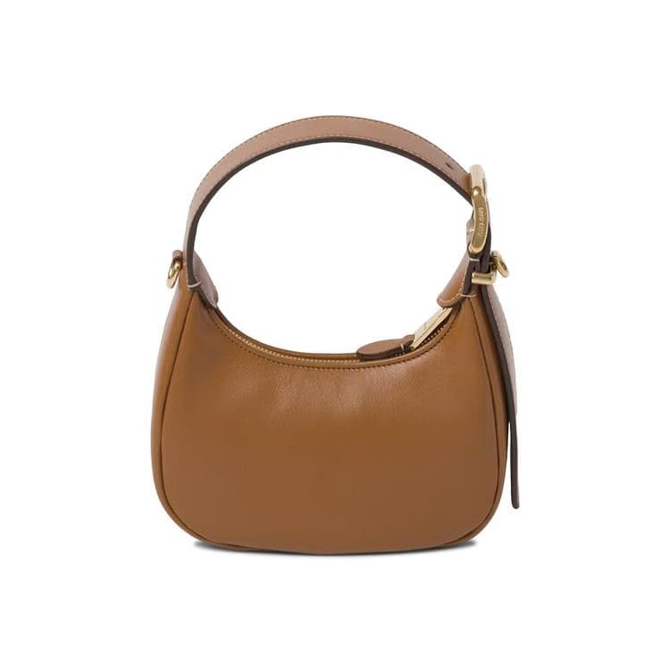 Miu Miu Wander Matelassé Nappa Leather Mini Hobo Bag Caramel