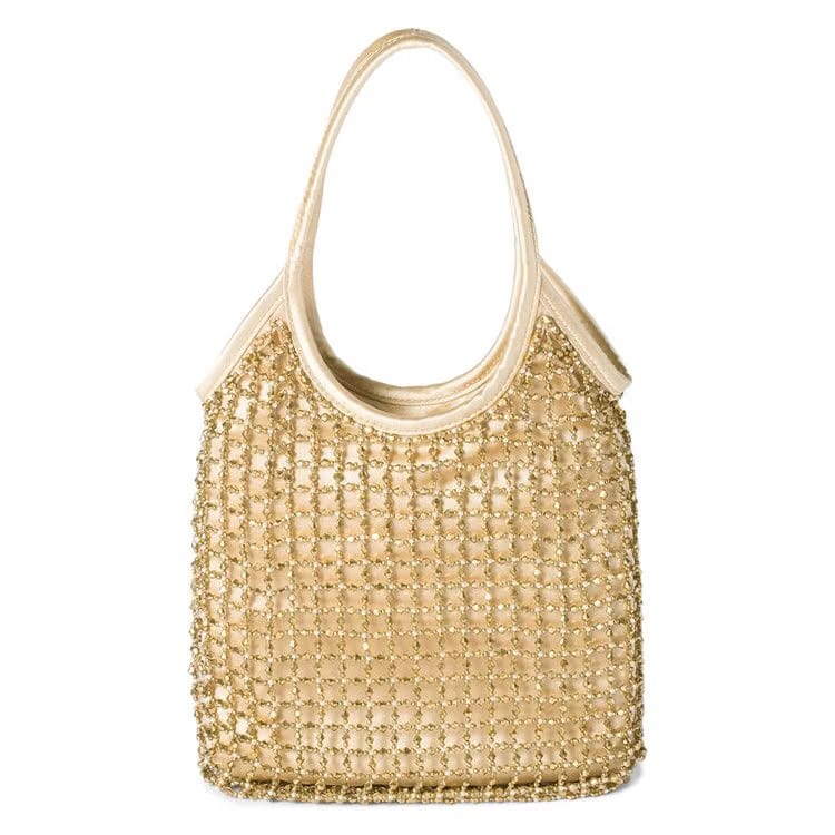 Miu Miu Ivy Beaded Duchesse Bag Platino