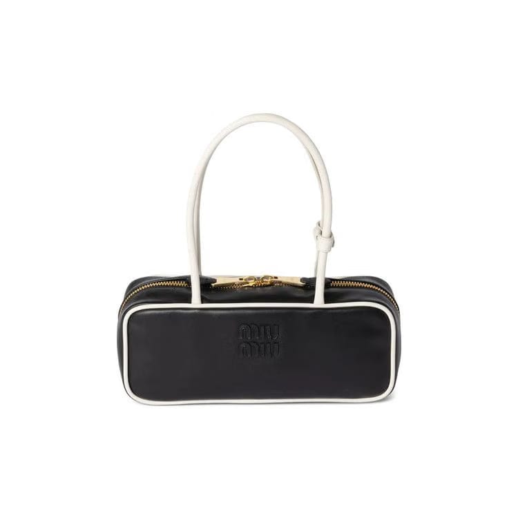 Miu Miu Contrast Beau Bag Black/White