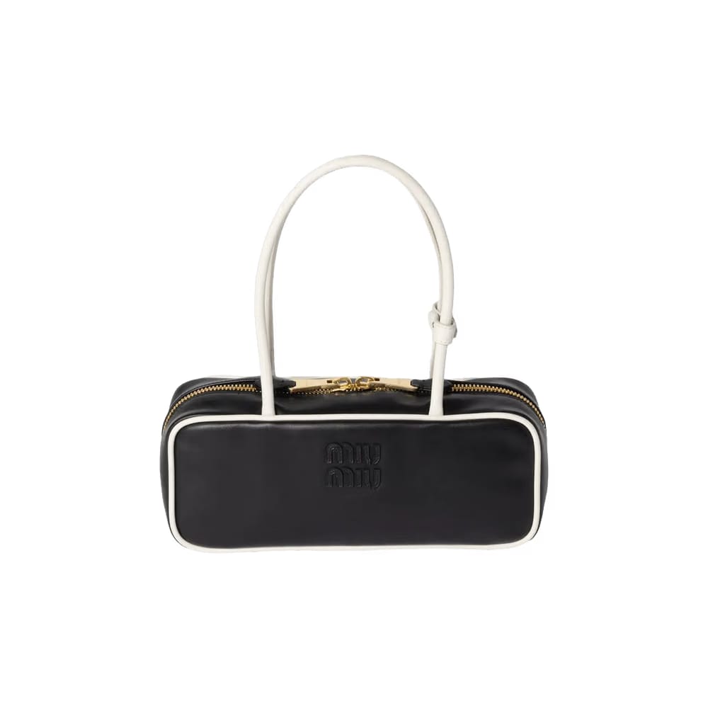 Miu Miu Contrast Beau Bag Black/White