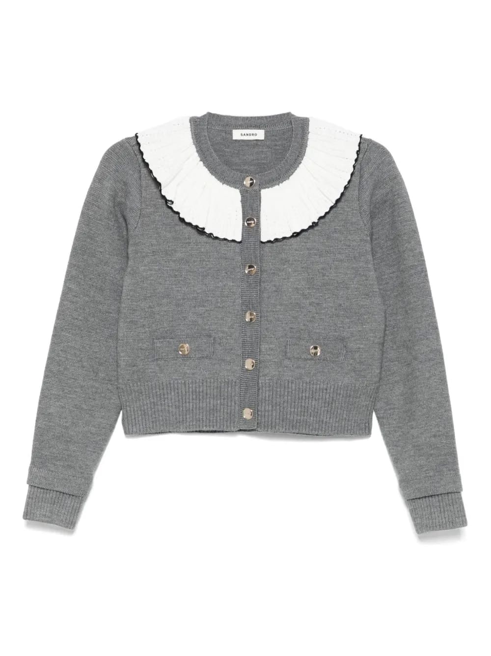 round-collar cardigan
