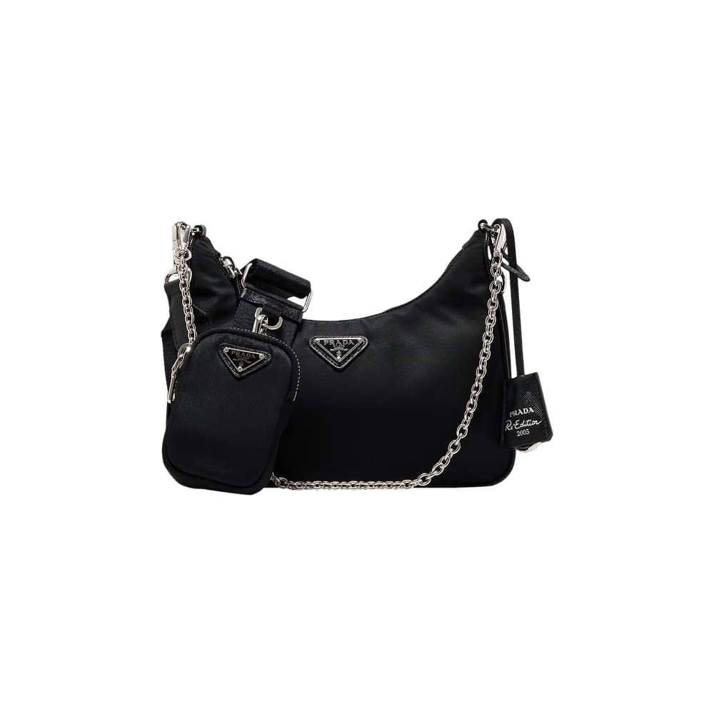 Prada Re-Edition 2005 Re-Nylon Bag Black