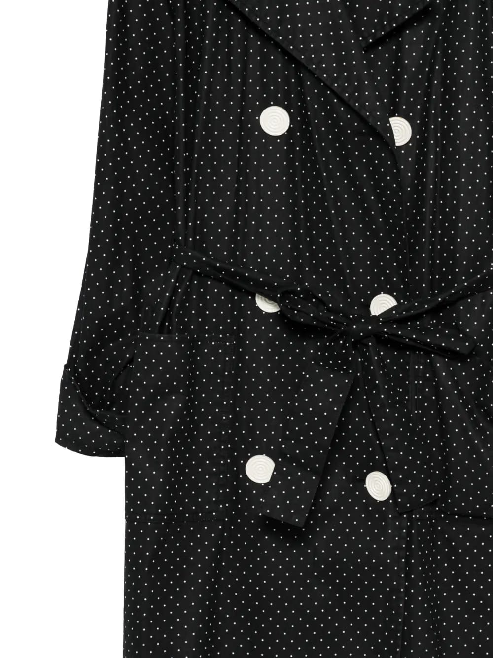 1991 polka-dot trench coat
