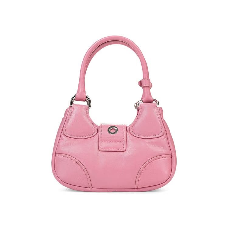 Prada 2002 Re-Edition Padded Moon Bag Pink