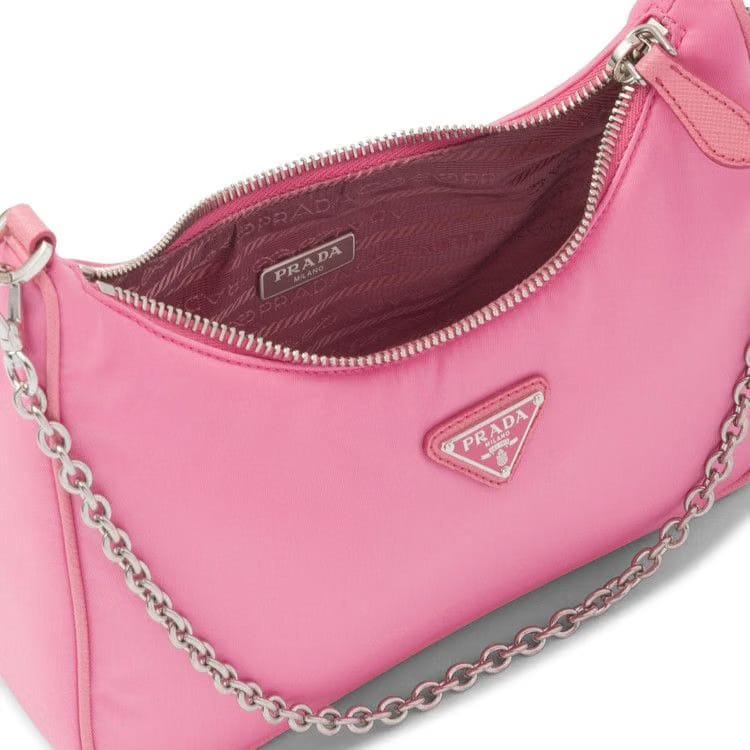 Prada Re-Edition 2005 Re-Nylon Bag Begonia Pink