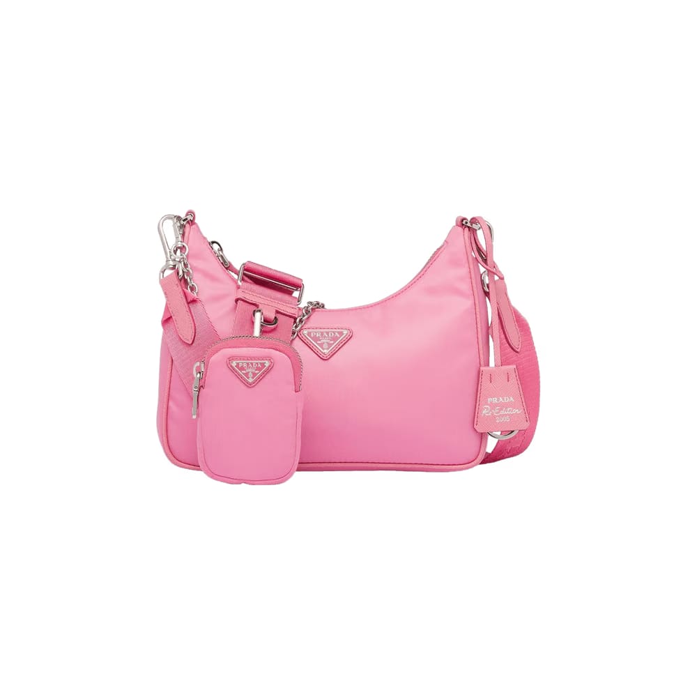 Prada Re-Edition 2005 Re-Nylon Bag Begonia Pink