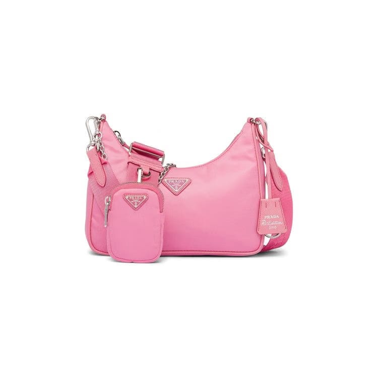 Prada Re-Edition 2005 Re-Nylon Bag Begonia Pink