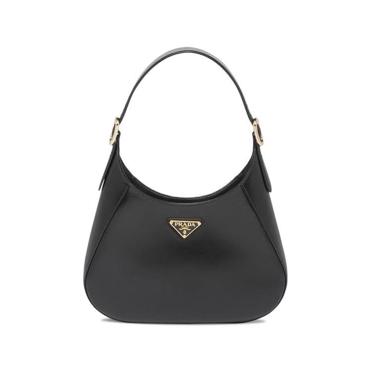 Prada Leather shoulder bag Black