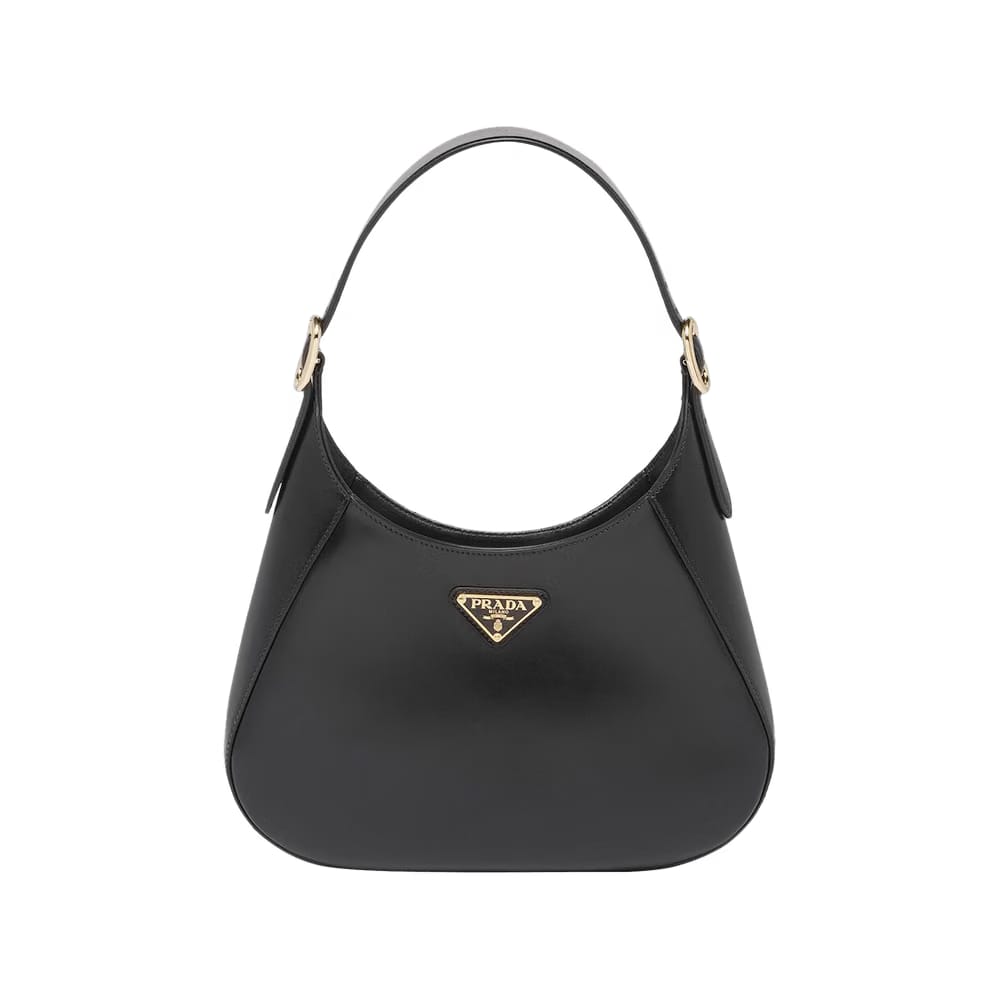 Prada Leather shoulder bag Black