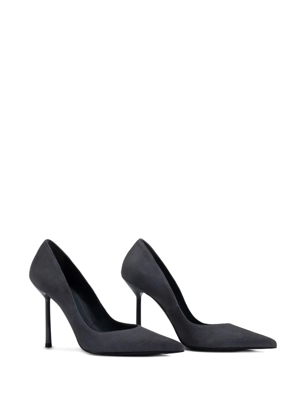 100mm Bella suede pumps