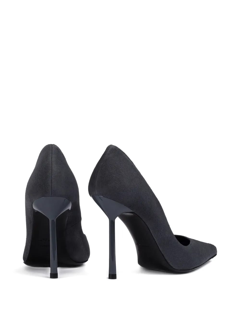 100mm Bella suede pumps