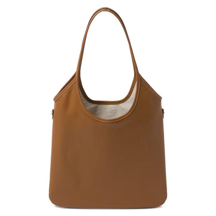 Miu Miu Ivy Leather Bag Cognac