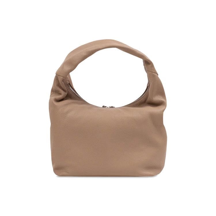 Prada Calf Leather Hobo Medium Shoulder Bag Pink