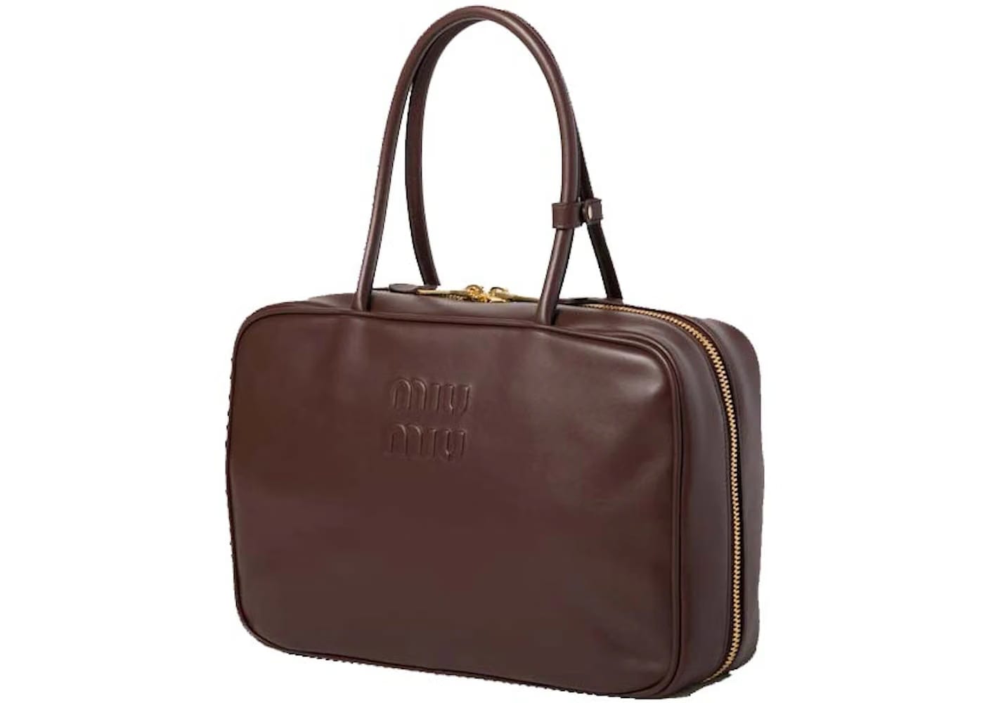 Miu Miu Leather Beau Bag Briarwood