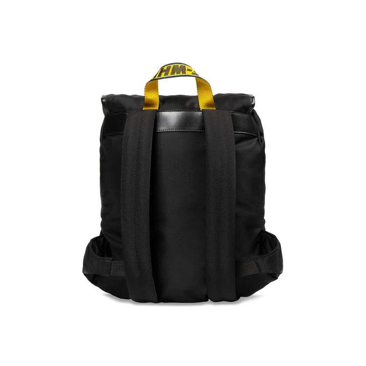 Off-White Logo Nylon Backpack Black/White