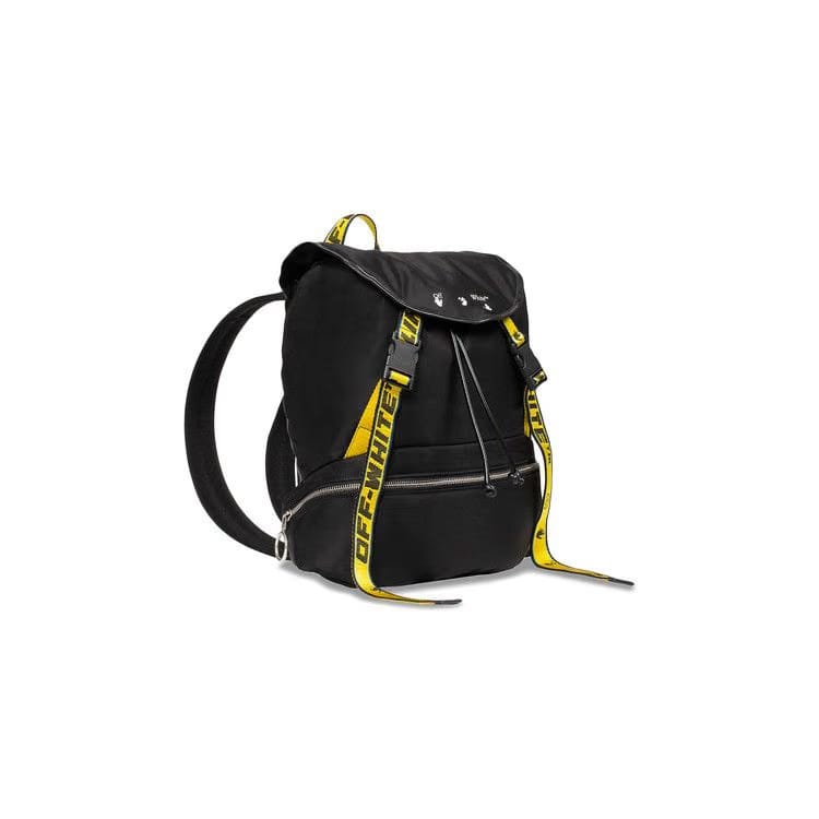 Off-White Logo Nylon Backpack Black/White