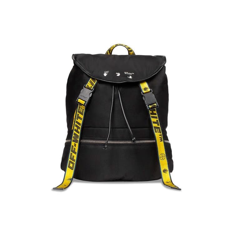 Off-White Logo Nylon Backpack Black/White
