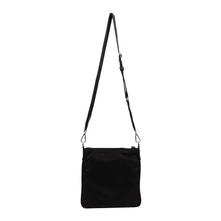Prada Nylon Fabric Adjustable Strap Cross Body Shoulder Bag Black