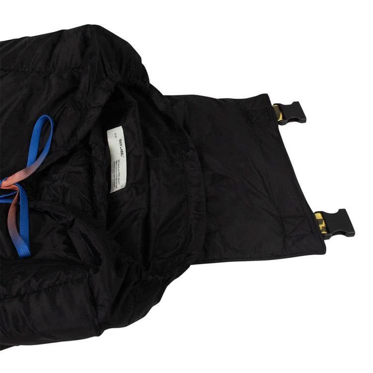 Off-White Logo Strap Backpack Black/Yellow
