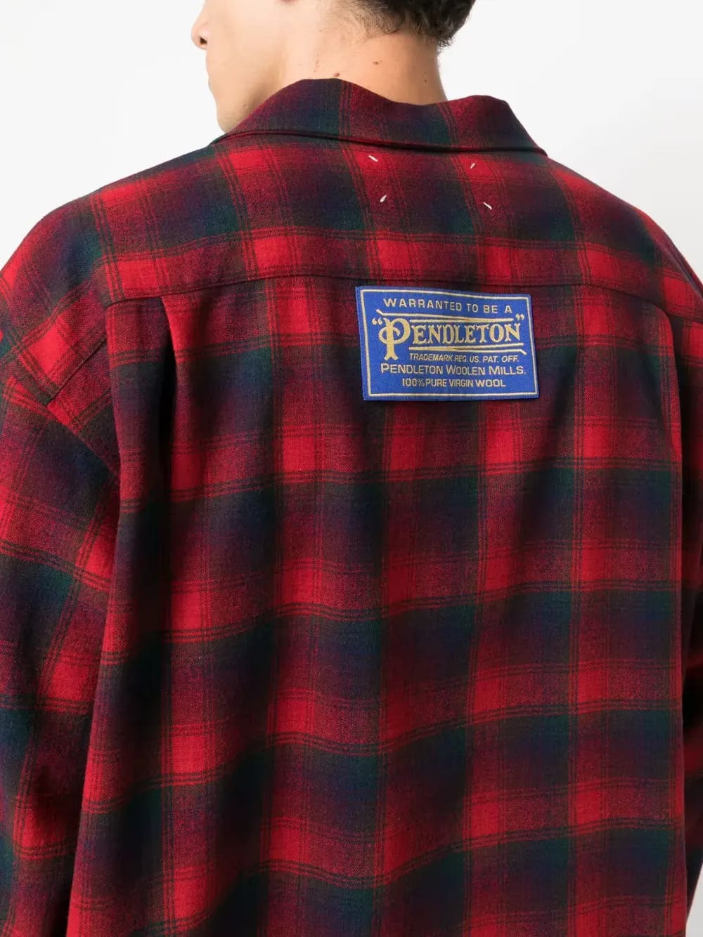 x Pendleton checked wool shirt