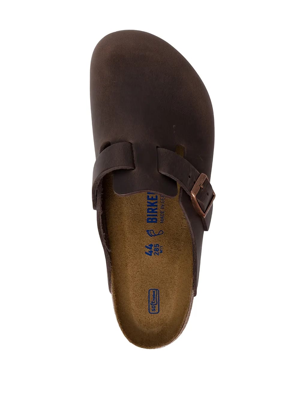 buckle-fastening mules