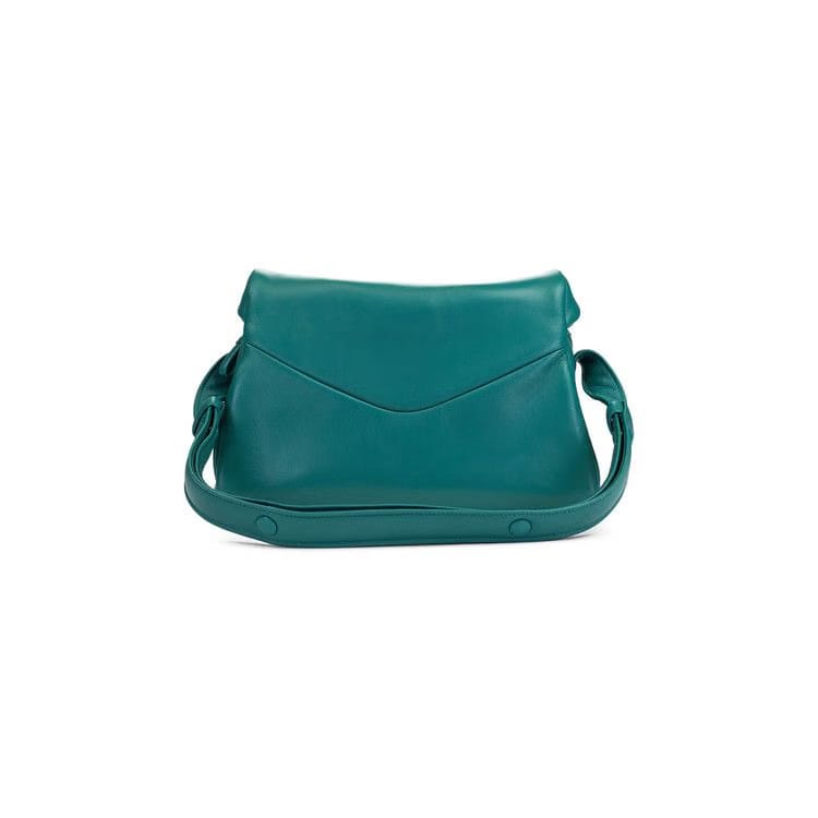 Prada Signaux Nappa Leather Shoulder Bag Blue