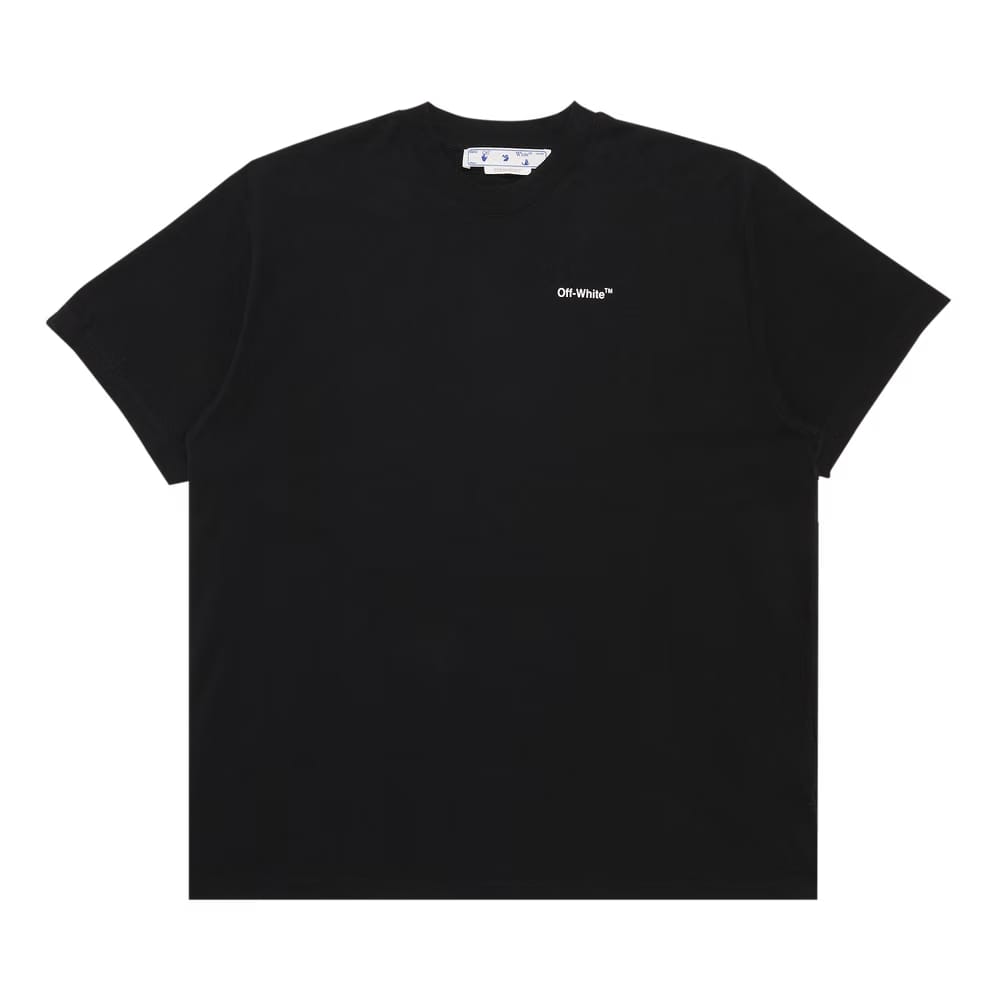 Off-White Caravaggio Deposition Over Shorts-Sleeve T-Shirt Black/White
