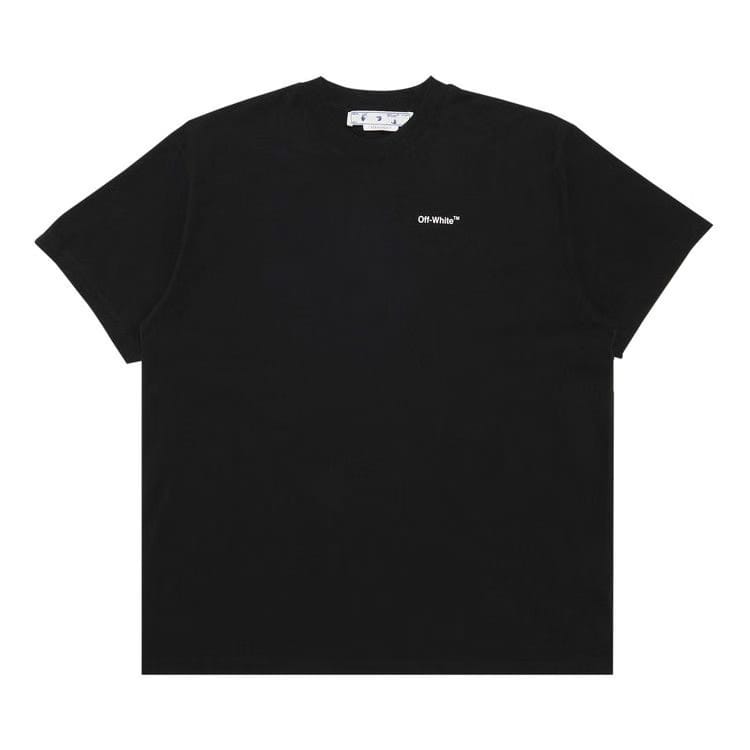 Off-White Caravaggio Deposition Over Shorts-Sleeve T-Shirt Black/White