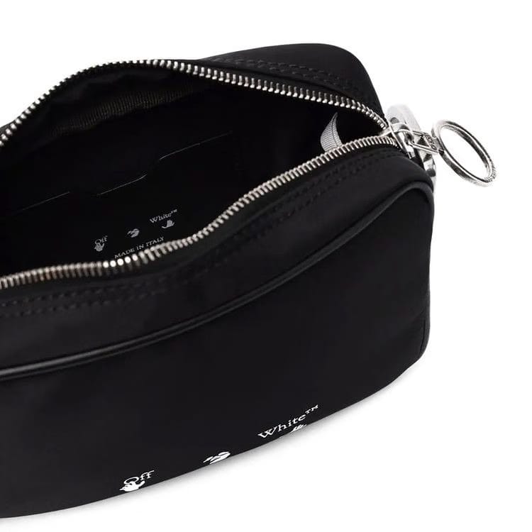 Off-White Ow Logo Nylon Crossbody Black/White
