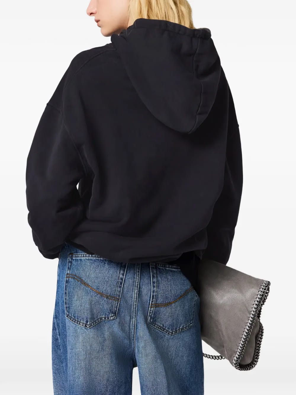 Mother Lover graphic hooded top
