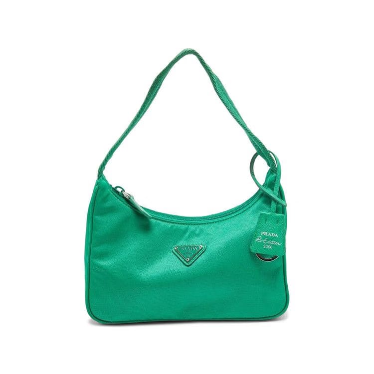 Prada Re-Edition 2000 Mini Shoulder Bag Green