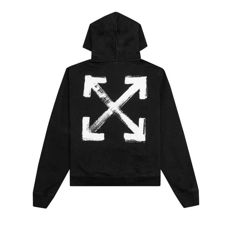 Off-White Paint Arrow Skate Hoodie Outerspace White