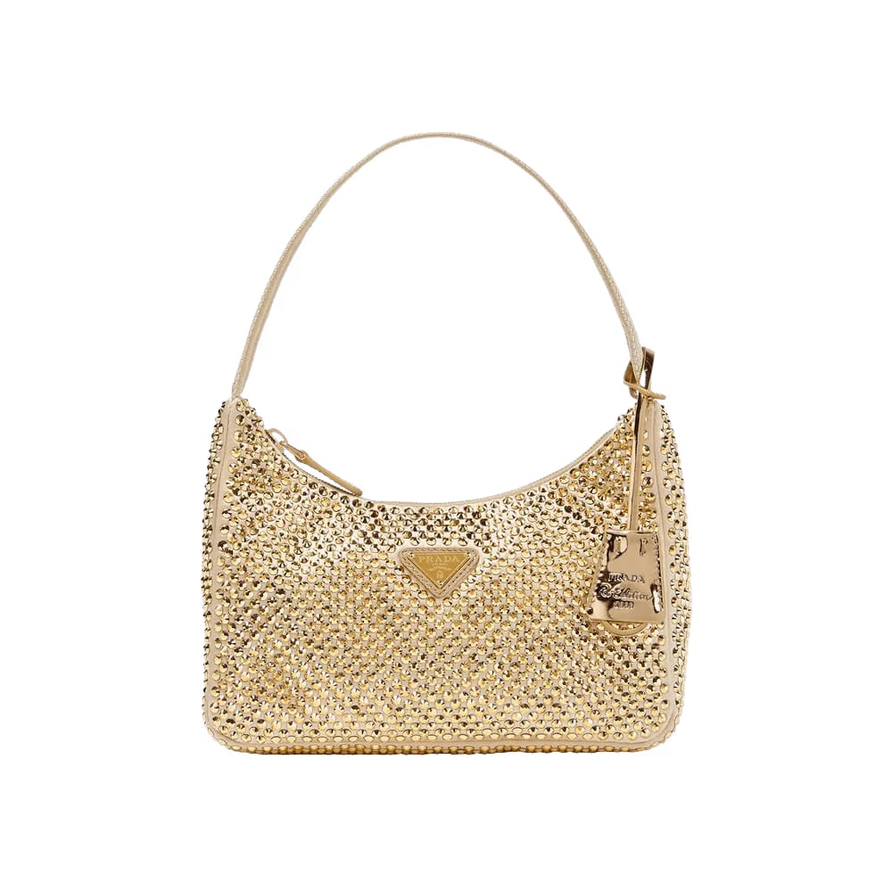 Prada Re-Edition 2000 Mini Shoulder Bag Gold