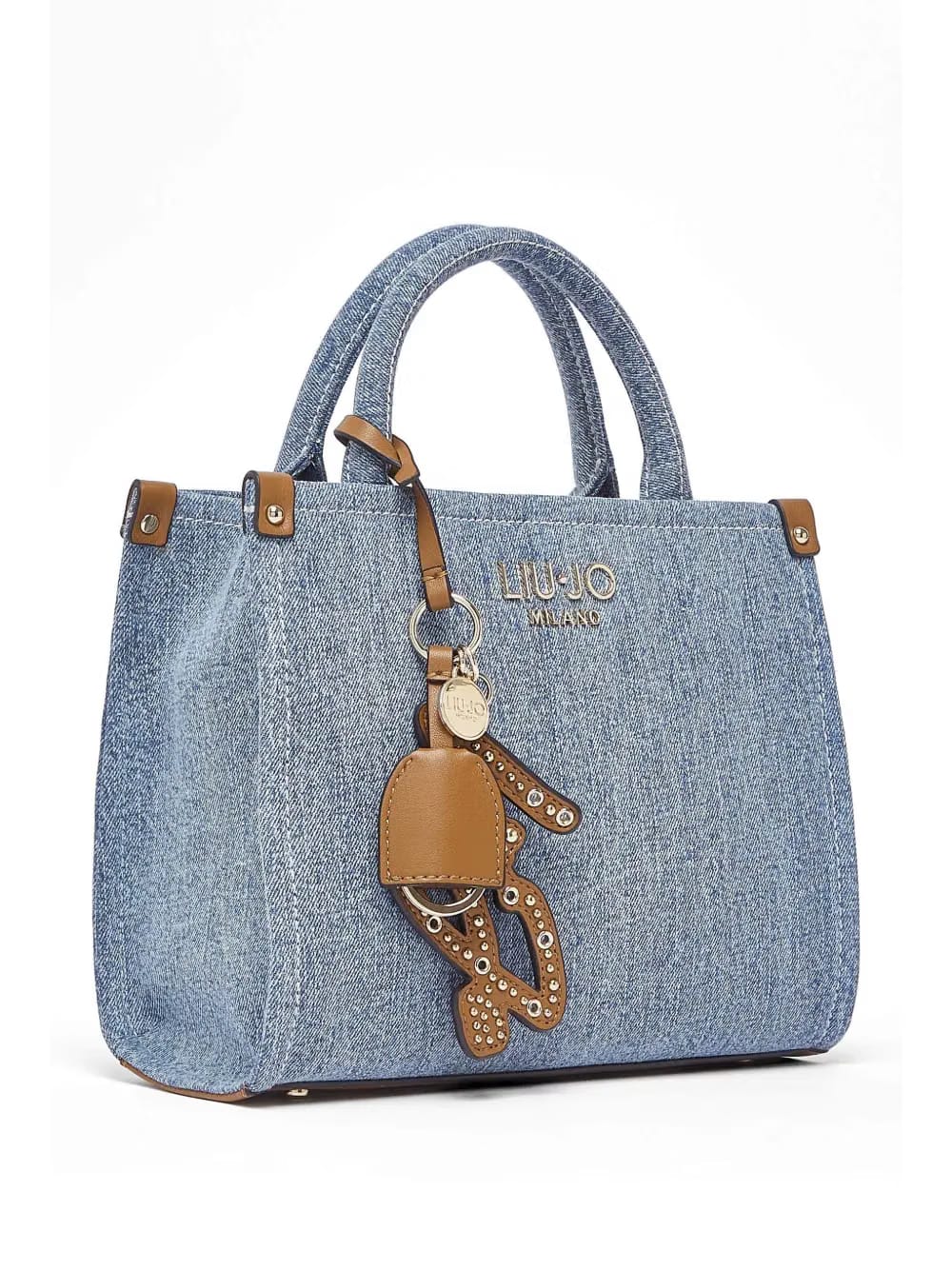small detachable charms tote bag