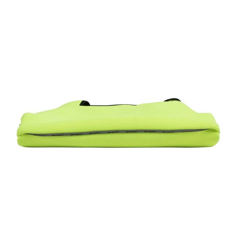 Off-White Flat Shopper Tote Bag Fluo Yelllow