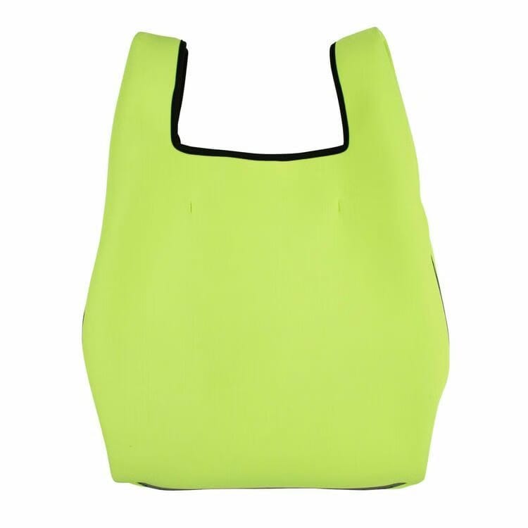 Off-White Flat Shopper Tote Bag Fluo Yelllow