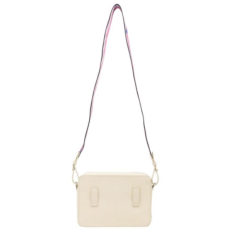 Off-White Diag Stripe Camera Bag White