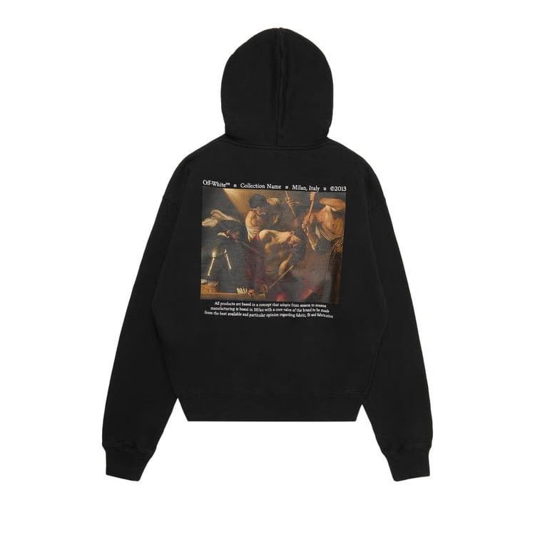 Off-White Caravaggio Crowning Over Hood Black/White
