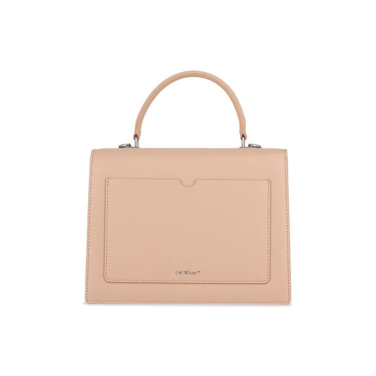 Off-White Jitney 2.8 Leather Shoulder Bag Peach Orange