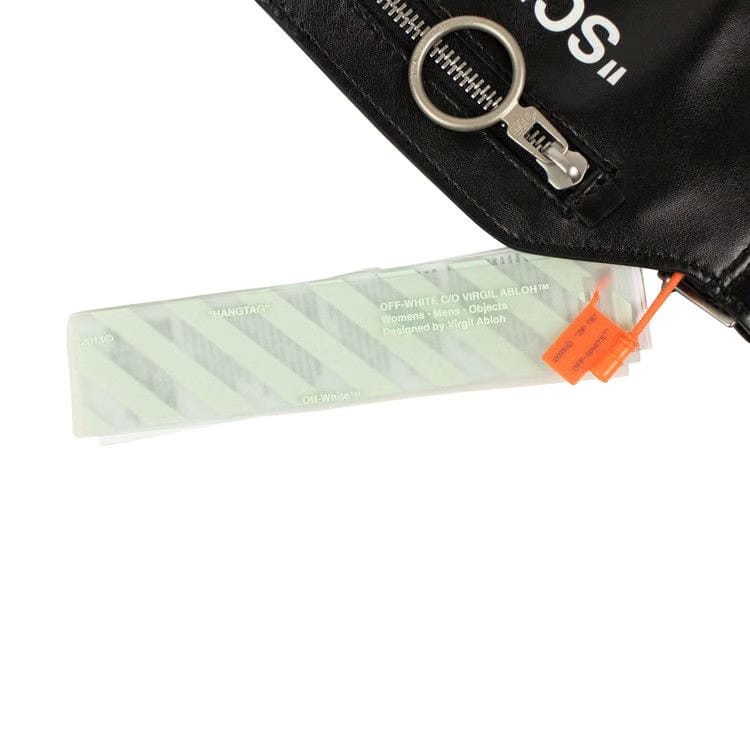 Off-White Leather Sculpture XS Pouch Belt Bag Black