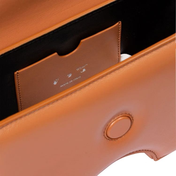 Off-White Burrow Shoulder Bag 22 Camel