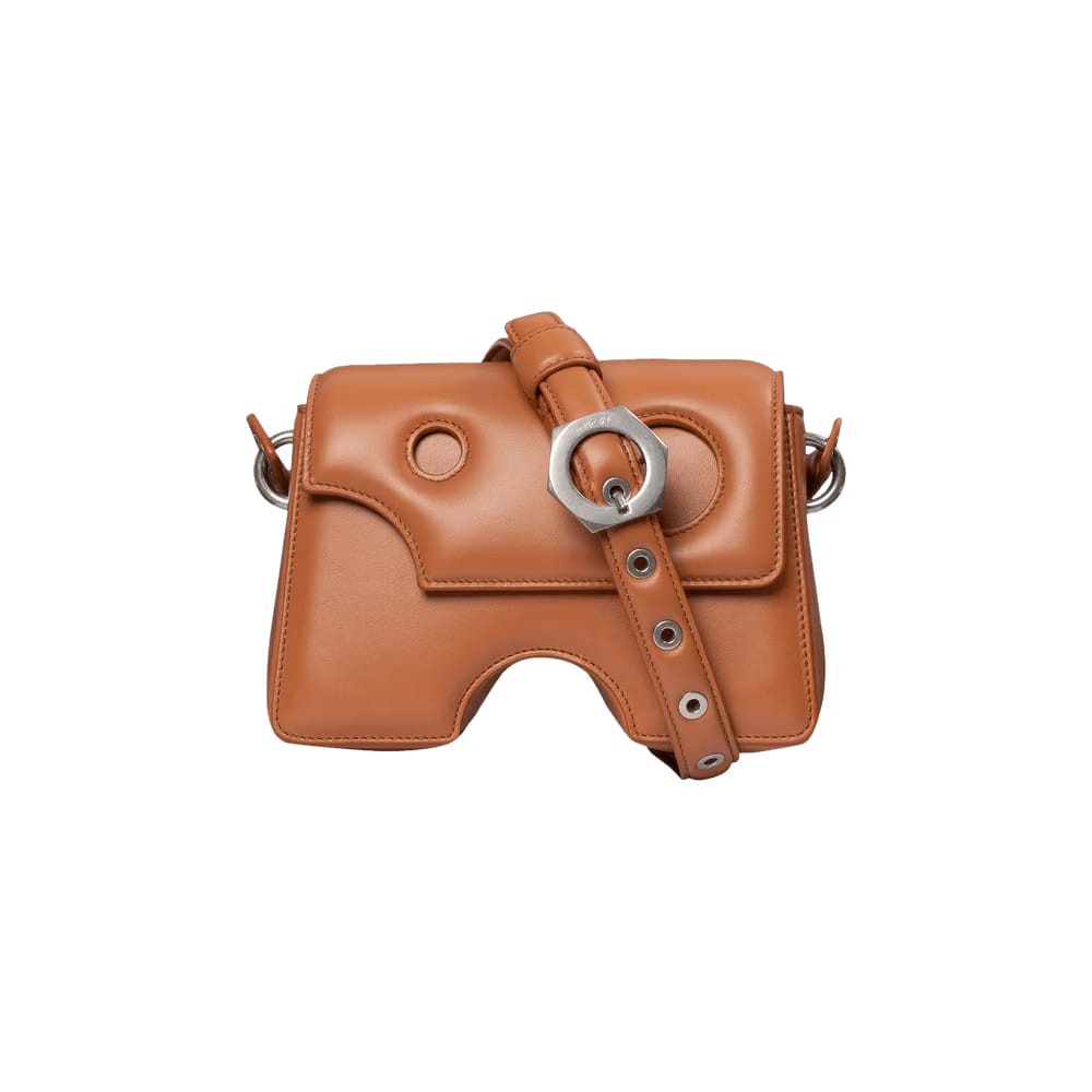 Off-White Burrow Shoulder Bag 22 Camel